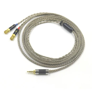 16 Живял OCC посеребренный кабел за обновяване на слушалки за Hifiman HE6 HE5 HE400 HE500 HE600 HE300 (на винт)
