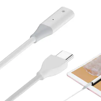 Кабел за зареждане, Кабел за Apple Молив Type C Штекерно-Преходен адаптер LightningFemale Тел Зарядно Устройство За Сензорния екран, Ipad, Кабел за Стилуса