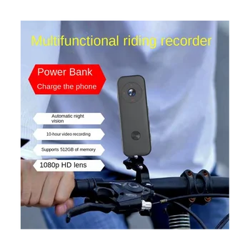 Спортна камера за велосипеди с 1080P резолюция, камера за запис на глас за вашия мотоциклет, помещение за риболов в панорамен каската HD 360